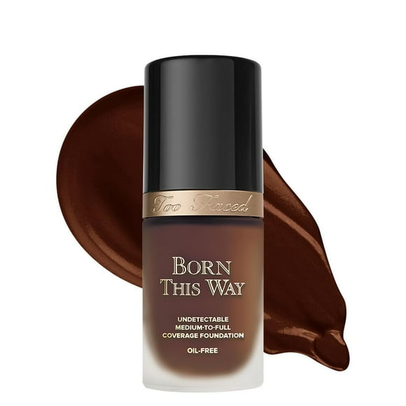 Too Faced Born This Way Natural Finish Longwear Liquid Foundation, 1.01 fl. oz., Ganache