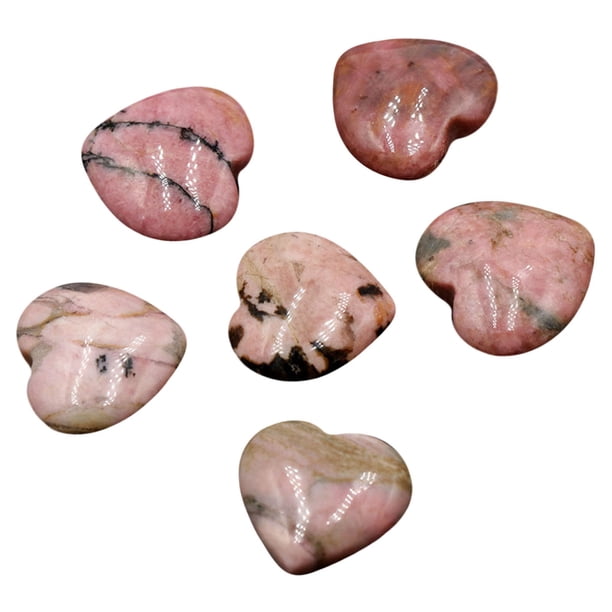 Ágata de Cristal Natural 20Mm en Forma de Corazón No Porosa Pequeña Joyería Desnuda Decoración de Bricolaje de Piedra