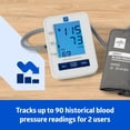 thumbnail image 4 of Monitor de presión arterial digital Medline, brazalete para adultos, pantalla LCD digital, almacena hasta 90 lecturas, baterías incluidas, 4 of 5