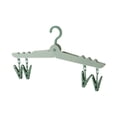thumbnail image 4 of Percha Plegable, Calcetín Ropa Interior Perchas Perchas Dormitorio Percha Ropa Colgando Ropa Tendedero Plegable para Viajes, Hogar, Viajes de Negocios Verde claro con clip BLESIY percha de viaje plegable, 4 of 8