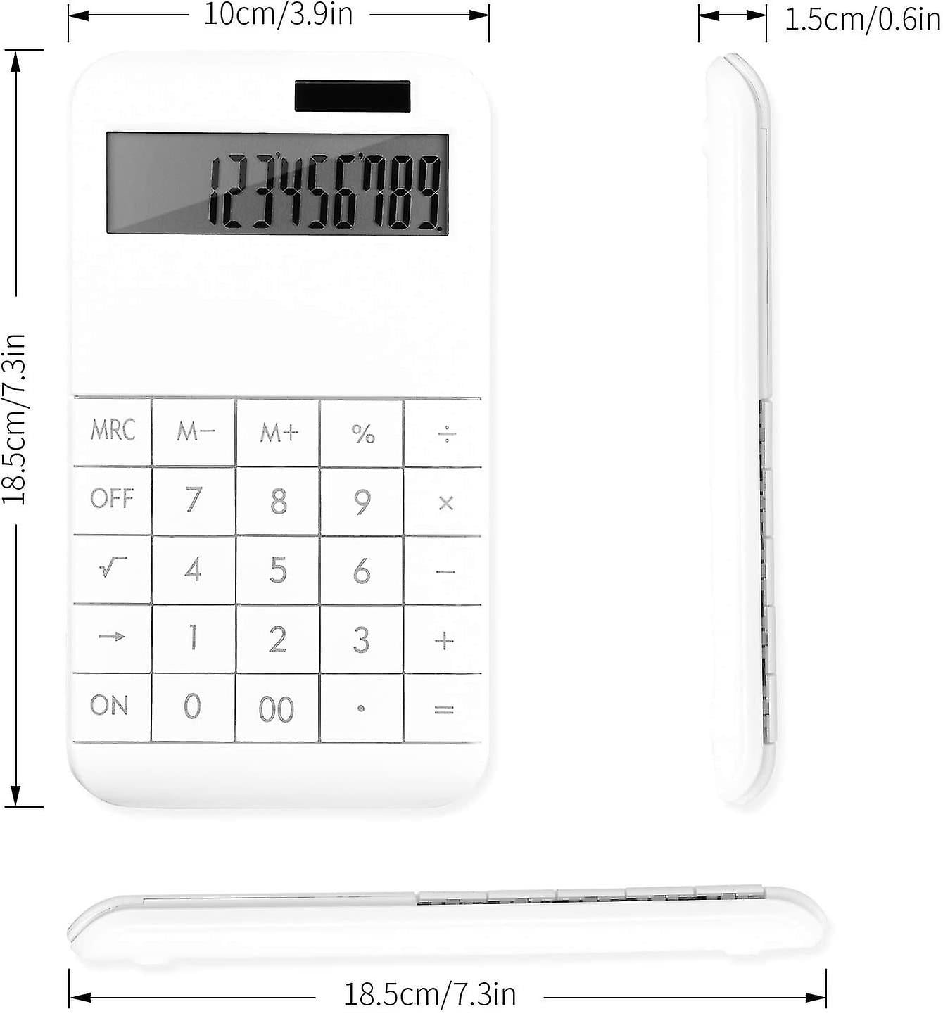 Basic Standard Calculator 12 Digit Desktop Calculator With Large Lcd Display For Office, School, Home Business Use, Modern Design