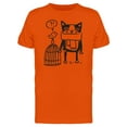 thumbnail image 1 of Bird Confused By Cat Tee Men's -Image by Shutterstock, 1 of 1