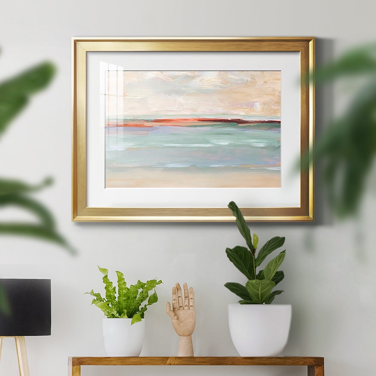 Sienna Horizon I Premium Framed Print - Ready to Hang