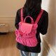 thumbnail image 3 of Mochila acolchada, mochila informal plisada con correa ajustable, mochila de viaje para exteriores., 3 of 9