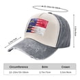 thumbnail image 3 of North Carolina Flag Painted Distressed Baseball Cap Dad Hats for Men Women Vintage Trucker Hat Low Profile Ball Caps, 3 of 7