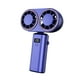 thumbnail image 4 of Ventilador portátil con dos cabezales, potente flujo de aire, pantalla digital, ideal para acampar. azul, 4 of 9