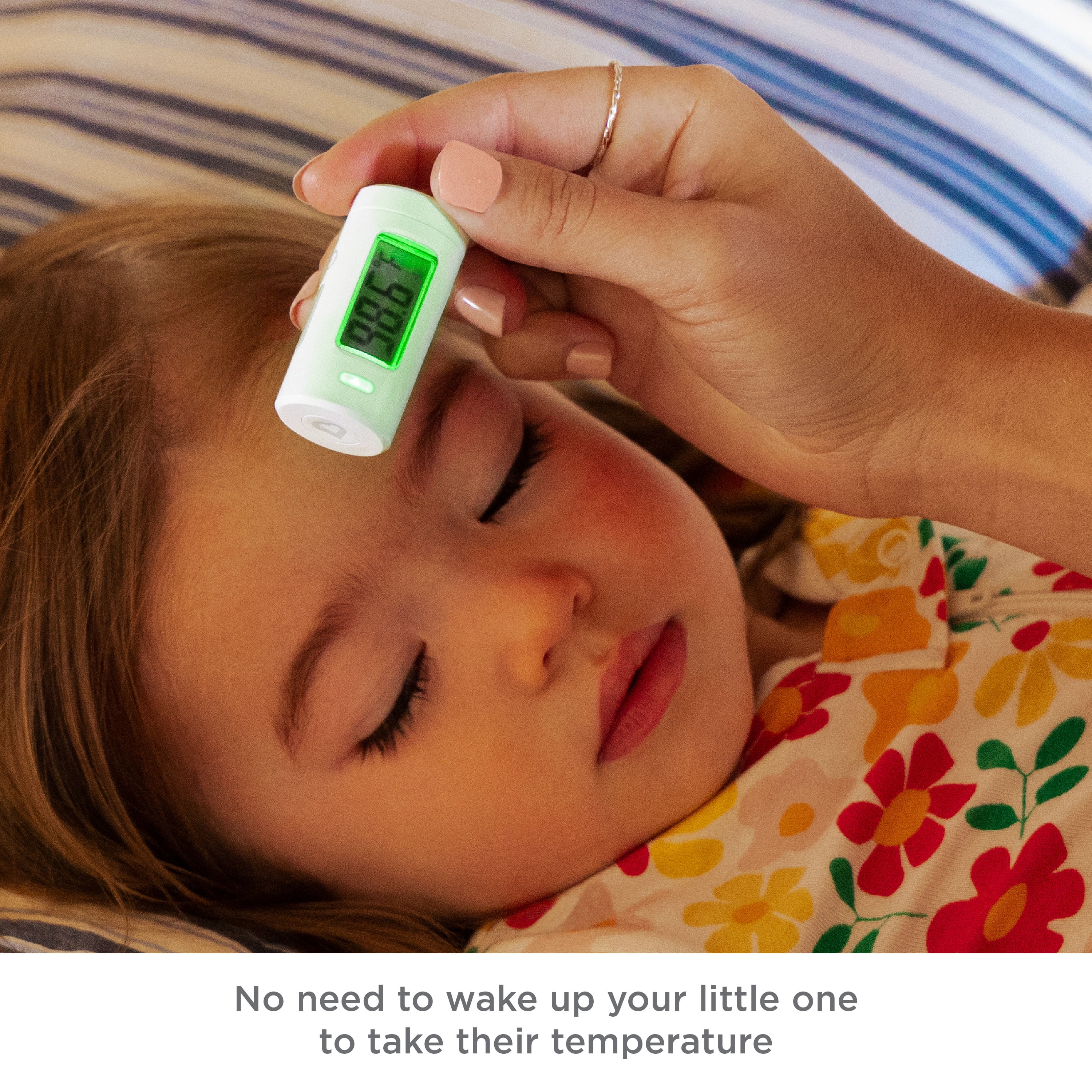 Munchkin® Mini Infrared No-Touch Forehead Thermometer for Baby, Kids & Adults, Includes Travel Case