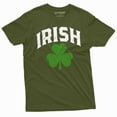 thumbnail image 5 of Irish St. Patrick's day shirt Clover Shamrock Saint Patricks day Tee Ireland patriotic shirt (3X-Large Navy Blue), 5 of 7