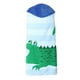 thumbnail image 4 of Poncho con capucha de secado rápido para niños y niñas, traje de neopreno con toalla para de bata, extra grande, 97 x 126 cm / 49 x 31 pulgada Raya azul real Macarena Kids Beach Poncho con capucha, 4 of 7