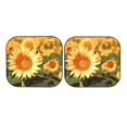 thumbnail image 7 of Goofa Golden Sunflower In Field Pattern 2 Piece Car Windshield Sun Shade Foldable | Front Windshield Shade for Sun, Heat and UV Rays | Sunshade for Car Front Window-Medium, 7 of 7