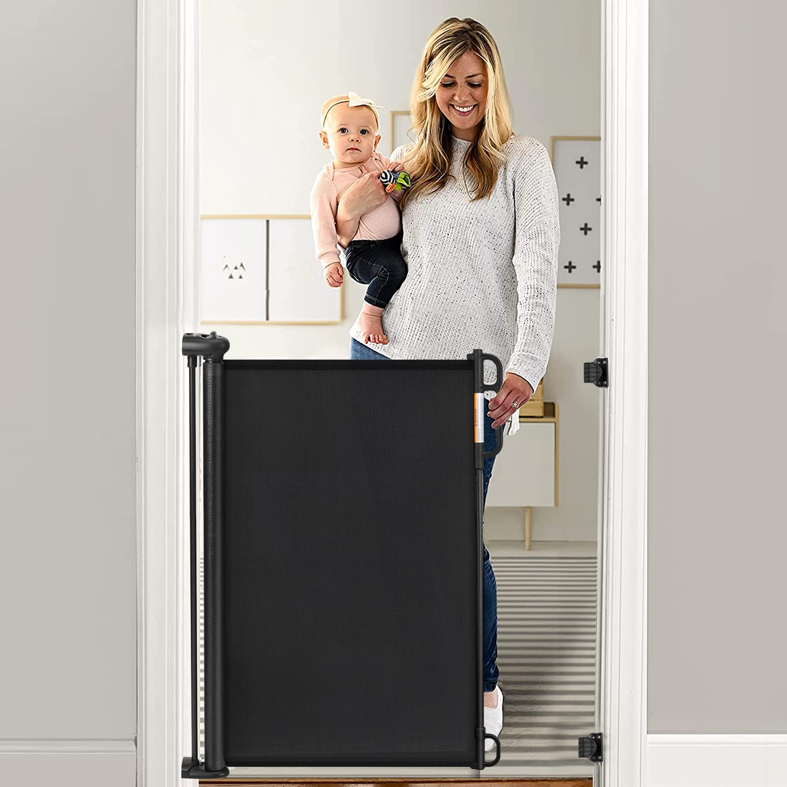 Billy Retractable Safety Gate, White Canadian Tire