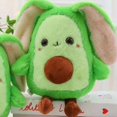 thumbnail image 4 of Mini muñeca de conejo de aguacate de 23cm, juguetes de peluche de dibujos animados Kawaii, llavero colgante para bolso, lindo juguete para niños y niñas, regalos, 4 of 5