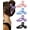 Blue + Purple + Pink +Black, variant on 4 PCS Bow Hair Clips Bow Claw Clip for Women Nonslip Large Hair Claw Clips for Thin and Thick Hair Strong Hold Hair Bows