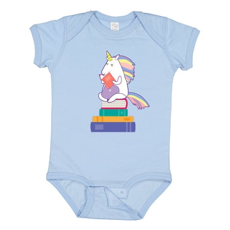 

Inktastic Book Lovers Gifts Unicorn Librarian Gift Baby Girl Bodysuit