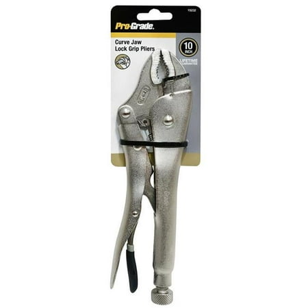 

Pro-Grade 15232 10 in. Curve Jaw Lock Grip Pliers