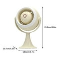 thumbnail image 7 of HOARBOEG Portable Desk Turbo Fan USB Charging Table Fan 3-Speed Quiet Desktop Fan with Rechargeable 1000mAh Battery Person Cooling Fan Summer Gift for Outdoor/Indoor Use, 7 of 7