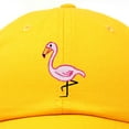 thumbnail image 2 of DALIX Flamingo Hat Women's Baseball Cap in Gold, 2 of 5