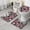 Pioneer Flower Floral-2, variant on Pioneer Flower Floral Print Pattern Bathroom Rugs Sets 3 Piece,Toilet Cover Set,Absorbent Non Slip Bathroom Mats Sets with U-Shaped Contour Rug Toilet Rug Set
