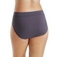 thumbnail image 4 of Hanes Women's Signature Smoothing Microfiber Hi-Cut Underwear, 6-Pack, 4 of 7
