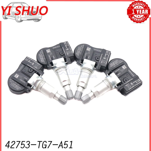for Honda Pilot 2016-2019 42753-TG7-A51 433MHz 4pcs TPMS TIRE PRESSURE SENSOR