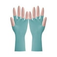 thumbnail image 2 of Dishwashing Gloves | Kitchen & Household Cleaning | Non-Slip Textured Grip | Waterproof & Durable Latex | Heat & Cold Resistant | Set of 2, 2 of 6