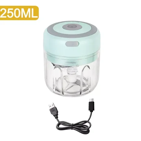 

UMMH Mini Garlic Masher Chopper Cutter Ginger Masher Machine for Kitchen Food Crusher Chili Vegetable USB Charging