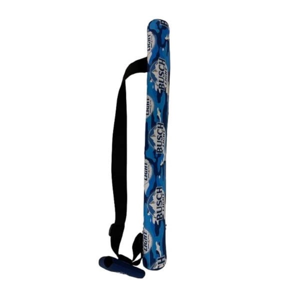 Busch Light Insulated Can Stacker with Adjustable Strap