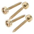 thumbnail image 3 of Garosa Guitar Neck Bushing Accessory,4 Sets Guitar Neck Joint Bushing Set Metal Ferrule Bolt with Screw Accessory for Electric Bass,Guitar Neck Joint Bolt, 3 of 8