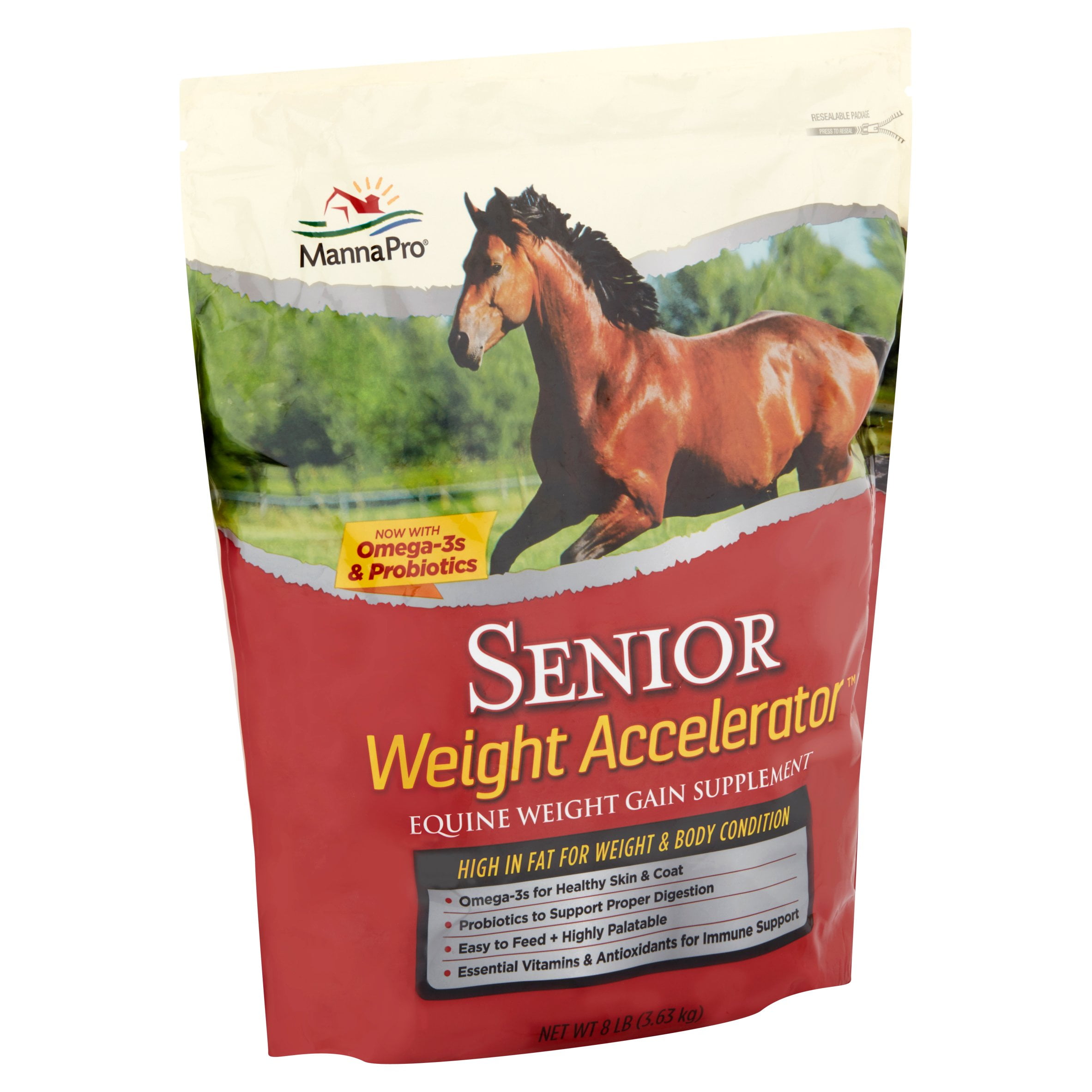Manna Pro Senior Weight Accelerator Horse Weight Gain 8 Lbs Walmart Com Walmart Com