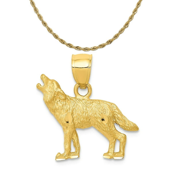 Carat In Karats Carat In Karats 14k Yellow Gold Diamond Cut Wolf Pendant 18mm X 18mm On A 16 Inch 14k Gold Rope Chain Necklace Walmart Com Walmart Com Carat In Karats Carat In Karats 14k Yellow Gold Diamond Cut Wolf Pendant 18mm X 18mm On A 16 Inch 14k Gold Rope Chain Necklace Walmart Com Walmart Com
