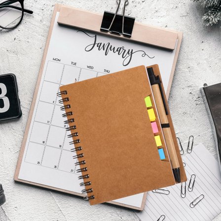 WHAMVOX 2 Pcs Notebook Spiral Notebooks College Ruled Pupils