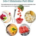 thumbnail image 4 of Sales! Anckoeil Kitchen Utensils and Gadgets Stainless Steel Watermelon Cut Fruit Splitter Watermelon Cantaloupe Cutting Tool Cut Watermelon Gods with fork, 4 of 4