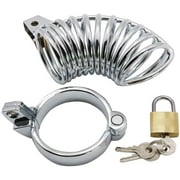LIAOJIE Men Male ?há?tity Cage Metal Device Ring Adullt Ma'sturb'ating SIx Toys