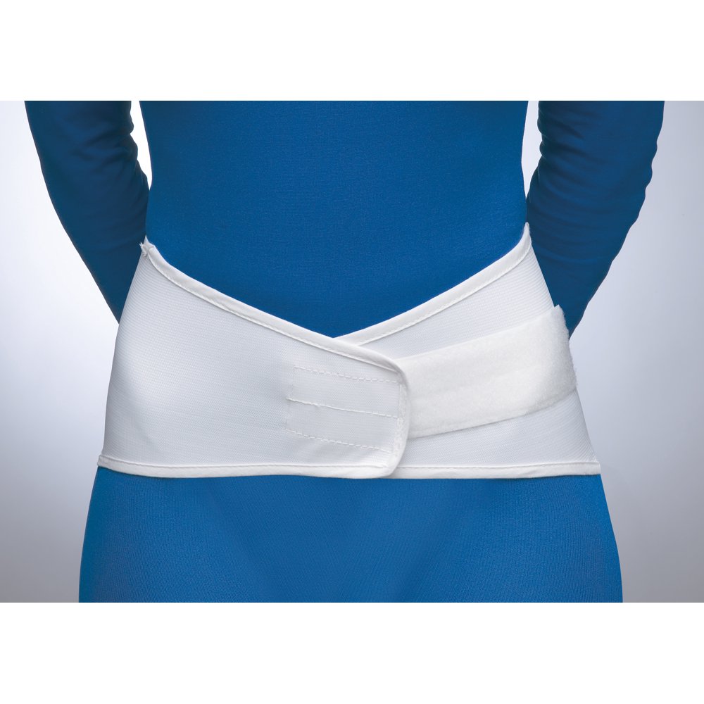 Sacral Iliac Support With Compression Pad 6" White Xl