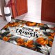 thumbnail image 4 of Ganfancp Cristal de Terciopelo Alfombra de Piso Cuarto de Baño de Absorción de Agua de Secado Rápido Estera Puerta Del Inodoro Antideslizante Desgaste Estera Acción de Gracias Alfombras de Piso Ofert, 4 of 7