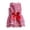 Rouge, variante sur Robe Saisonnière Élégante pour Animal de Compagnie avec Motif Classique à Carreaux et Rayures pour Mariage et