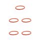 thumbnail image 2 of Qarigey Pulseras de tobillo con cuentas de arroz coloridas, cadenas de tobillo, tobilleras de mujer hechas a mano 8 ocho 5piezas Qarigey CBP200872, 2 of 5