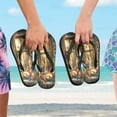 thumbnail image 5 of YAZAOOSummer Flip Flops Creatively Autumnal Whimsy by The Window Simple Beach Sandals, 5 of 8