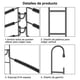 thumbnail image 3 of Perchas Ganchos para Pantalones, 2 PCS, 5 Niveles de Acero Inoxidable Multifuncional Perchas Plegables, Antideslizante, Organizador Ahorra Espacio, para Colgar Bufanda, Corbata, Ropa, 3 of 9