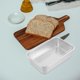 thumbnail image 4 of Molde para hornear tiramisú de acero inoxidable con tapa transparente, bandeja gruesa para cocinar al vapor y hacer pasteles, hornear y servir, 4 of 6