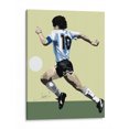 thumbnail image 1 of Cuadro decorativo Deportes - Maradona dominando el balón en canvas tamaño 90 x 120 cm Canvas Lab Canvas forma vertical tamaño 90 x 120, 1 of 2