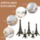 thumbnail image 3 of ADDHAT 5Ud Adorno Torre Eiffel De Metal Café Para Con Acabado Fino Y, 3 of 8