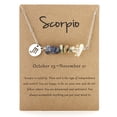 thumbnail image 1 of Original Stone Necklace Original Design 12 Constellations Gravel Combination Necklace Collar Colgante Acero Inoxidable, 1 of 2