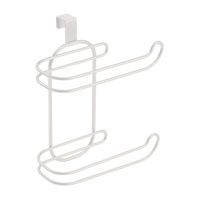 Rejilla para toallas, organizador de tejido de doble capa, versátil, soporte de papel higiénico dispensador de almacenamiento de papel higiénico para