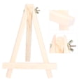 thumbnail image 4 of Mini Caballete, Duradero, Ligero, De Madera Natural, Soporte De Exhibición De Pintura Suave Para Amigos, Para Bodas, Para Niños, Para Exteriores ANGGREK Otros, 4 of 8