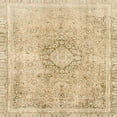 thumbnail image 1 of Ahgly Company Indoor Square Abstract Brown Gold Abstract Area Rugs, 3' Square, 1 of 6