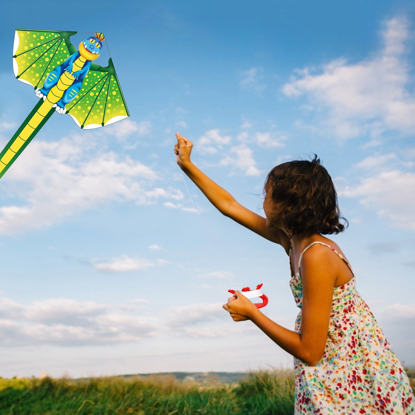 Cerf-Volant Papillon Enfant Et Adulte - Grand Cerf-Volant Coloré Avec Ligne 100m Pour Plein Air Et Cadeaux