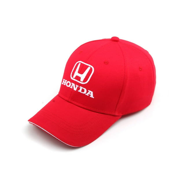 ShenMo Casquette de baseball brodée par Honda Team Racing Casquette de  voiture-rouge 