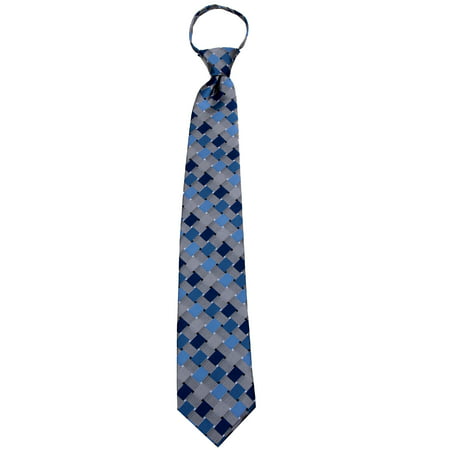 Mens X-Long Big and Tall Man Pre-Made Zipper Necktie Ties - Many Colors and Patterns
