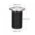 thumbnail image 2 of Garbage Disposal Air Switch - 32mm Diameter - 304 Stainless Steel - Self-Locking for Sink, 2 of 5